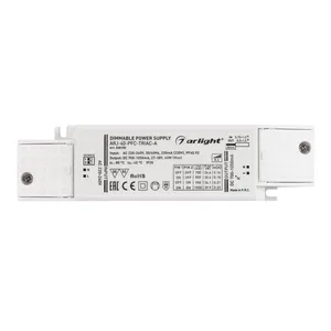 Блок питания ARJ-40-PFC-TRIAC-A (40W, 700-1050mA) (Arlight, IP20 Пластик, 5 лет)