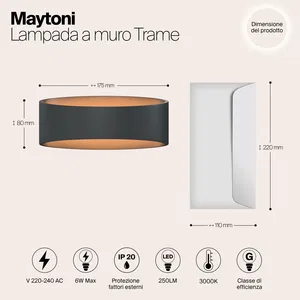 Настенный светильник (бра) Maytoni C806WL-L5B