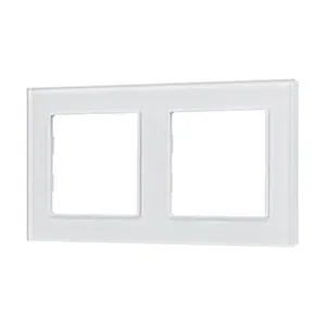 Рамка стеклянная FRM-GLARE-GS-2-WH (Arlight, -)