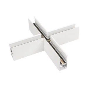 Коннектор крестовой MAG-CON-4592-X90 (WH) (Arlight, IP20 Металл, 5 лет)