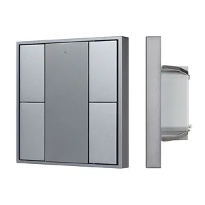 INTELLIGENT ARLIGHT Кнопочная панель DALI-201-23-4K-D2-IN Silver (BUS, Frame) (IARL, IP20 Металл, 3 года)