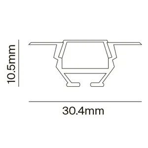 Профиль Led Strip ALM010S-2M