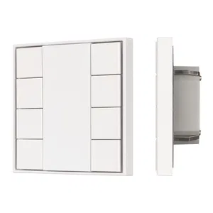 INTELLIGENT ARLIGHT Кнопочная панель KNX-301-22-8-SH-IN White (BUS, Frame) (IARL, IP20 Пластик, 3 года)