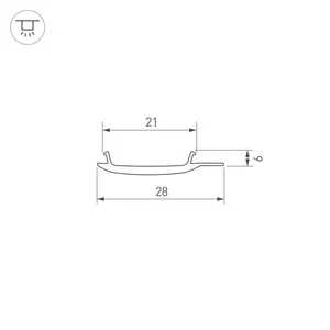 Экран STRETCH-S-20-WALL-SIDE-10m (RESPECT-ST) (Arlight, -)