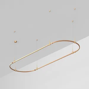 Основание ART-APRIORI-OVAL-HANG-3000x1000 (GD) (Arlight, IP20 Металл, 3 года)