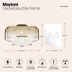 Потолочный светильник Maytoni MOD174CL-06G