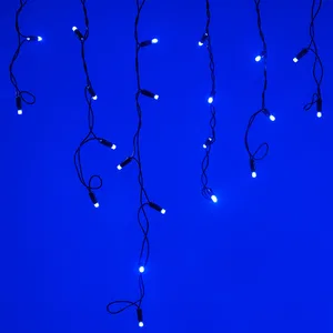 Светодиодная гирлянда ARD-EDGE-CLASSIC-2400x600-BLACK-88LED-STD BLUE (230V, 6W) (Ardecoled, IP65, 1 год)