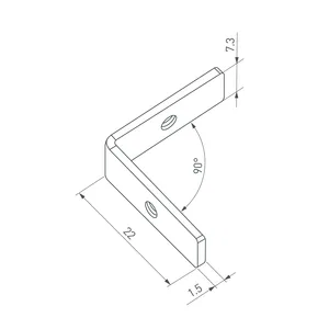 Соединитель профиля FANTOM-W49-90L Set (Arlight, Металл)