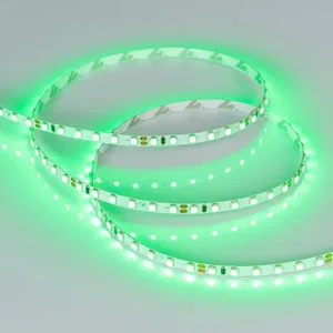 Лента RT-A120-5mm 24V Green (9.6 W/m, IP20, 3528, 5m) (Arlight, узкая)