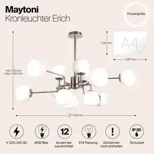 Подвесной светильник Maytoni MOD221-PL-12-N