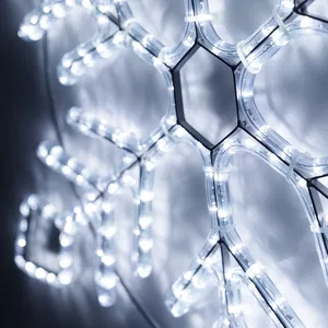 Фигура светодиодная ARD-SNOWFLAKE-M9-900x900-360LED White (230V, 22W) (Ardecoled, IP65, 1 год)