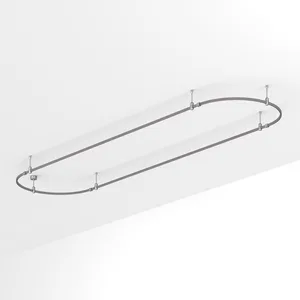 Основание ART-APRIORI-OVAL-ROD-200-4000x1000 (TN) (Arlight, IP20 Металл, 3 года)