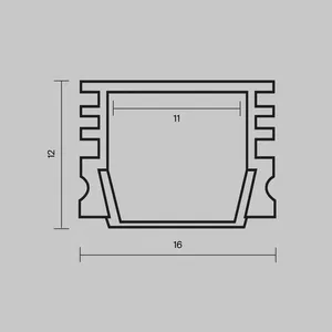 Профиль Led Strip 631005