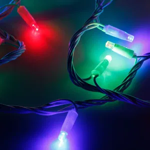 Светодиодная гирлянда ARD-STRING-CLASSIC-10000-WHITE-100LED-LIVE RGB (230V, 7W) (Ardecoled, IP65, 1 год)