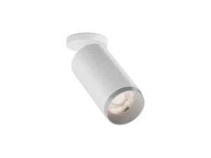 Накладной светильник HOKASU Tube ON Zoom (85-160/ral9003 – 20w/5098/12-50deg)
