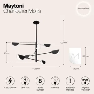 Подвесной светильник Maytoni MOD126PL-08B