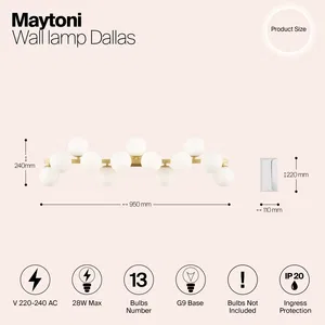 Настенный светильник (бра) Maytoni MOD547WL-13BS