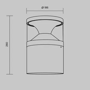 Ландшафтный светильник Outdoor O496FL-L21B3K
