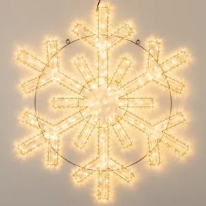 Фигура светодиодная ARD-SNOWFLAKE-M11-1250x1200-604LED Warm (230V, 36.5W) (Ardecoled, IP65, 1 год)