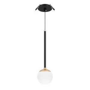 Светильник SP-BEADS-HANG-BUILT-T-R100-8W Warm3000 (BK-GD, 180 deg, 230V) (Arlight, IP20 Металл, 5 лет)