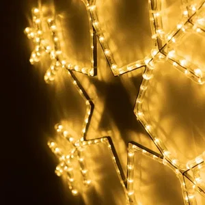 Фигура светодиодная ARD-SNOWFLAKE-M4-750x750-324LED Warm (230V, 18W) (Ardecoled, IP65, 1 год)