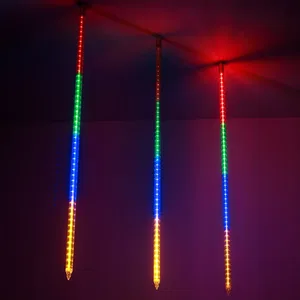 Светодиодная гирлянда ARD-ICEFALL-CLASSIC-D23-1000-CLEAR-96LED-LIVE RGB (230V, 1.5W) (Ardecoled, IP65)