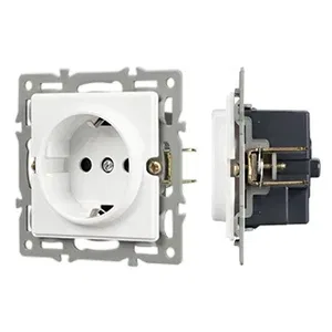 Механизм электрической розетки SCT-GP-MEU-PL-WH (250V, 16A) (Arlight, -)