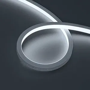 Лента герметичная MOONLIGHT-TOP-X320-13x12mm 24V White6000 (5 W/m, IP67, sauna, 15m, wire x2) (Arlight, Вывод вниз, 3 года)