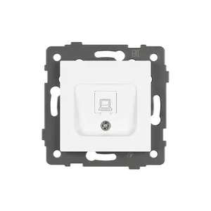Механизм компьютерной розетки SCT-MPC1-PL-WH-V (RJ-45, CAT6) (Arlight, -)