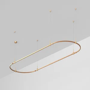 Основание ART-APRIORI-OVAL-HANG-3000x1000 (GD) (Arlight, IP20 Металл, 3 года)