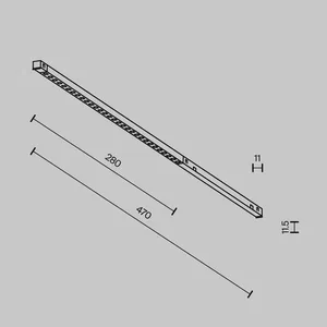 Трековый светильник Technical TR241-4-6WTW-DSZ-B