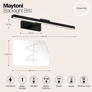 Подсветка Maytoni MIR008WL-L12B4K