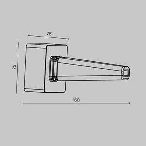 Комплектующие для систем освещения с токоведущими элементами Technical TRA160CT-11B