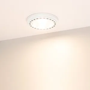Лампа AR111-UNIT-GU10-15W-DIM Warm3000 (WH, 24 deg, 230V) (Arlight, Металл)