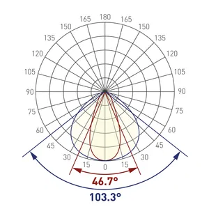 Экран с линзой SATIN-10-90 для PDS, MIC (Arlight, Пластик)