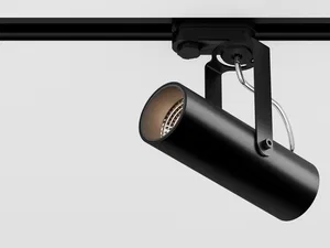 Трековый светильник HOKASU Tube Clip TR4 (85-160/ral9005 – 40w/5098/38deg)