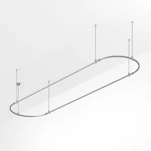 Основание ART-APRIORI-OVAL-ROD-800-4000x1000 (TN) (Arlight, IP20 Металл, 3 года)