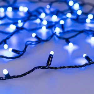 Светодиодная гирлянда ARD-STRING-CLASSIC-20000-BLACK-200LED-MILK-SYNC RGB (230V, 13W) (Ardecoled, IP65, 1 год)