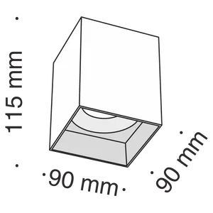 Потолочный светильник Technical C015CL-02B