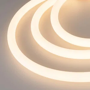 Лента герметичная MOONLIGHT-TOP-A336-D25mm 24V Warm2700 360deg (14.4 W/m, IP65, 2835, 5m, wire x1) (Arlight, Вывод прямой, 3 года)