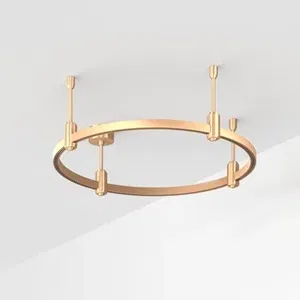 Основание ART-APRIORI-ROUND-ROD-200-R600 (GD) (Arlight, IP20 Металл, 3 года)