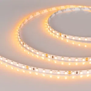 Лента RT-A120-5mm 24V Yellow (9.6 W/m, IP20, 2835, 5m) (Arlight, узкая)