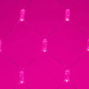 Светодиодная гирлянда ARD-NETLIGHT-CLASSIC-2000x1500-CLEAR-288LED Pink (230V, 18W) (Ardecoled, IP65)