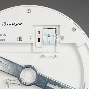 Светильник CL-FIOKK-R220-18W Day4000-MIX (WH, 120 deg, 230V) (Arlight, IP44 Пластик, 3 года)