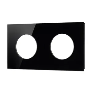 Рамка стеклянная FRM-GLARE-GC-2-BK (Arlight, -)