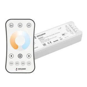 INTELLIGENT ARLIGHT Диммер SMART-SET-PWM-102-72-MIX-SUF White (12-24V, 2x5A, ПДУ RING 10кн, 2.4G) (IARL, Контроллер)
