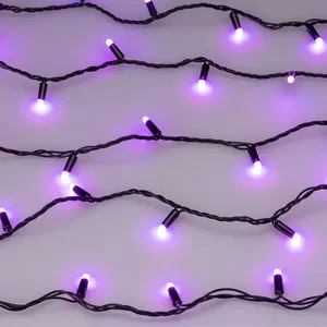 Светодиодная гирлянда ARD-STRING-CLASSIC-20000-BLACK-200LED-MILK-SYNC RGB (230V, 13W) (Ardecoled, IP65, 1 год)