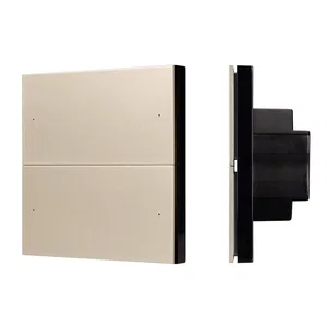 INTELLIGENT ARLIGHT Кнопочная панель SMART-DMX512-801-22-4G-4SC-DIM-IN Gold (230V, 2.4G) (IARL, IP20 Пластик, 5 лет)