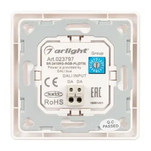 INTELLIGENT ARLIGHT Роторная панель DALI-233-1G-RGB-IN (BUS, DT8, Backlight) (Arlight, -)