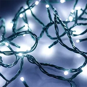 Светодиодная гирлянда ARD-STRING-HOME-5000-GREEN-50LED-FLASH WHITE (230V, 3.5W) (Ardecoled, IP65, 1 год)